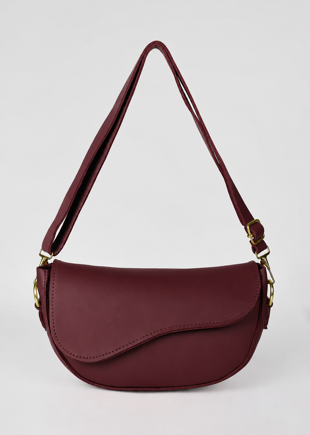 Maroon Cherry Moon Bag